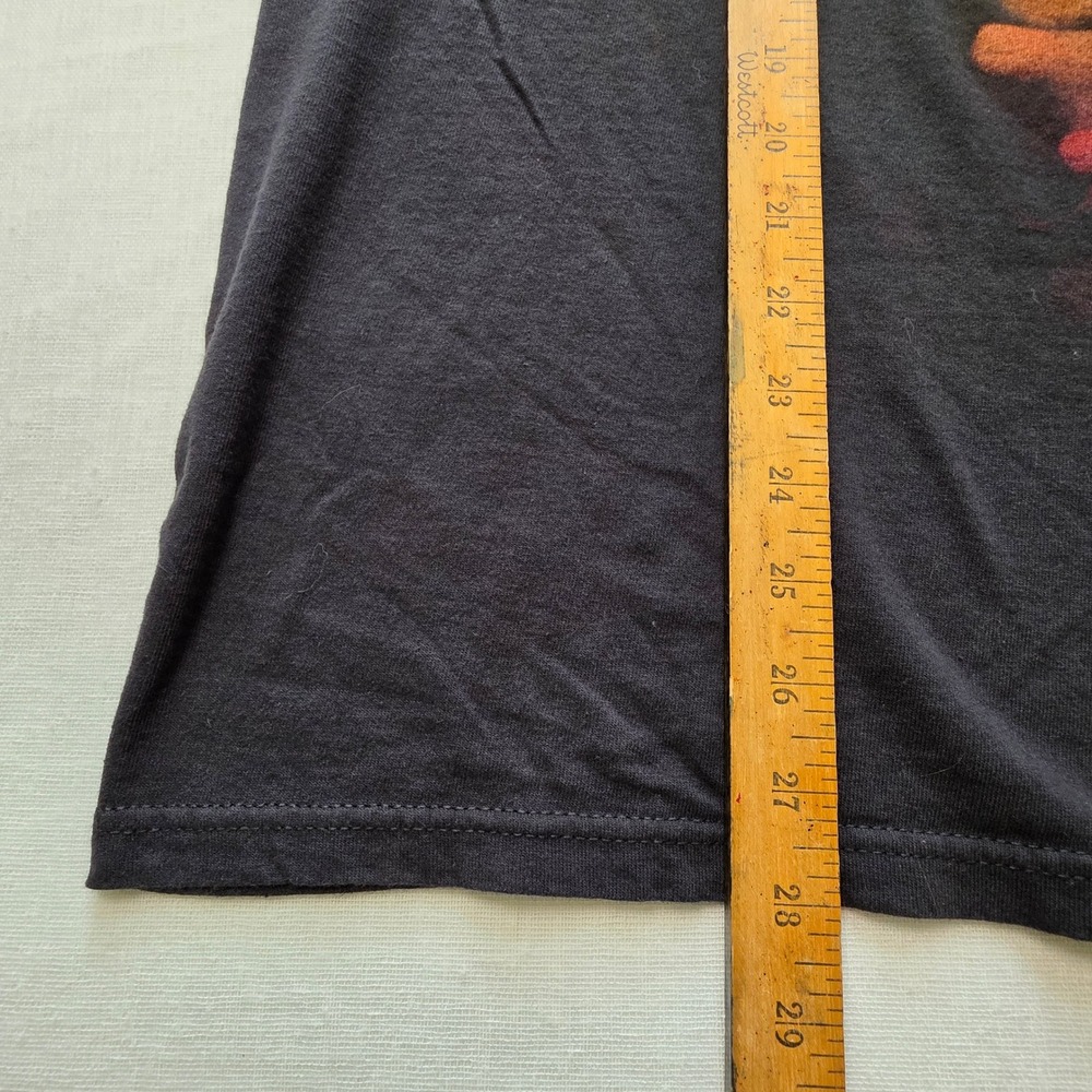 Rasta Tee 90s Bob Marley Graphic T-Shirt Mens L Black Reggae Music festival Y2K - Picture 8 of 8